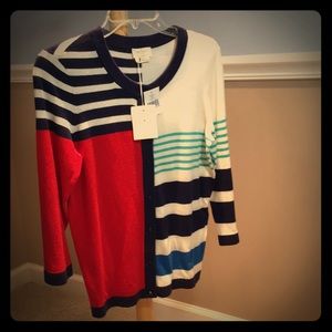 NWT Kate Spade multicolored cardigan